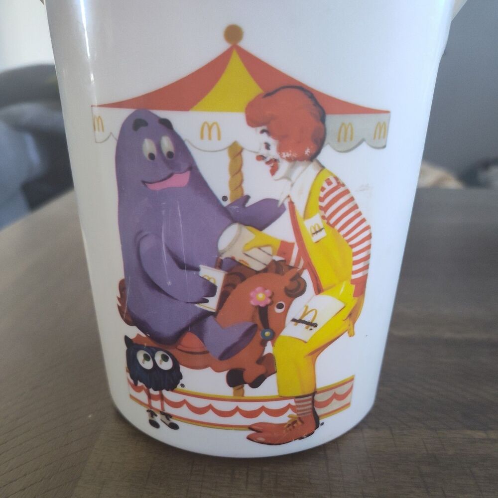 Vintage McDonald's McDonaldland Happy Meal Pail Bucket Ronald & Characters 1978